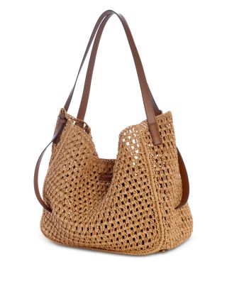 River Large Paper Straw Tote Bag
