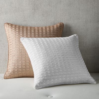 Embroidered Tile Decorative Pillow Cover, 20" x 20" - Exclusive