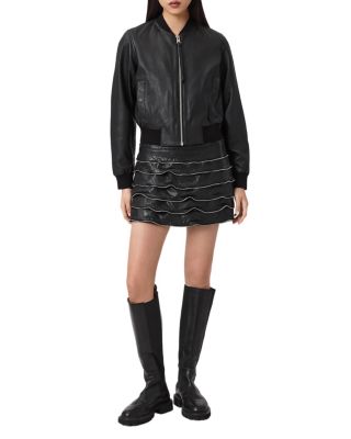 Emara Lea Leather Skirt