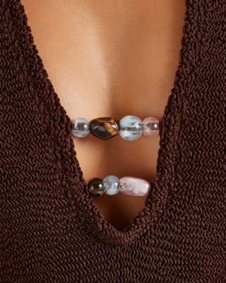 Adriana Beaded One Piece Swimsuit