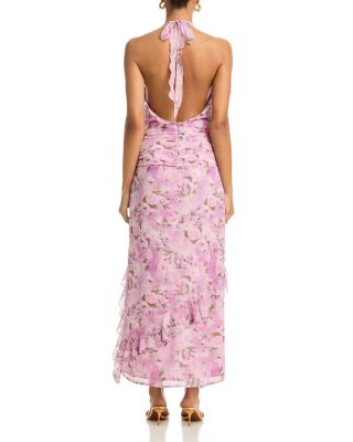 Floral Ruffle Maxi Dress - Exclusive