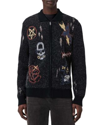 Meller Graphic Cardigan Sweater