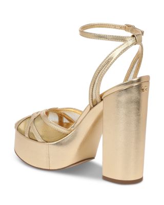 Women's Sandy Block Heel Platform Sandals