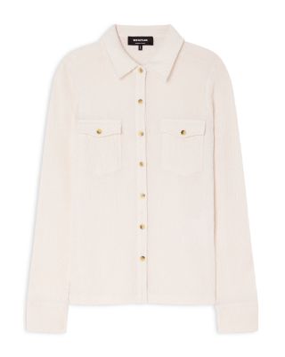 Textured Detail Jersey Shirt 