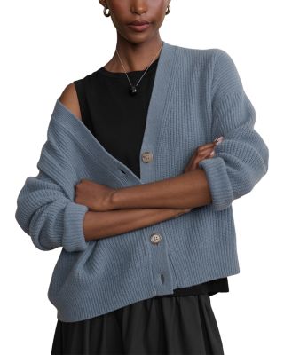 Cropped Cashmere Cocoon Cardigan
