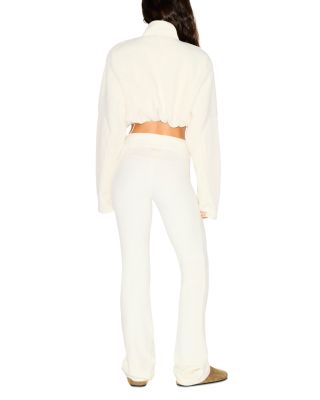Teddy Funnel Neck Cropped Jacket
