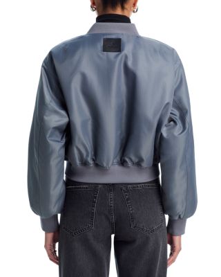 Leon Cropped Bomber Jacket