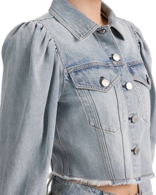 Lana Puff Sleeve Denim Jacket
