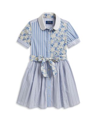 Girls' Cotton Poplin Fun Shirtdress - Little Kid
