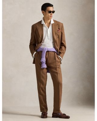 Pleated Linen Trousers