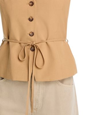 Paulette Linen Vest