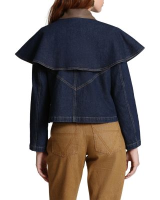 Cropped Cape Jacket
