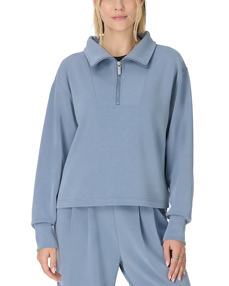 Sweaty Betty Sand Wash Half Zip Sweatshirt