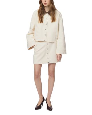 Ella Canvas Cropped Jacket