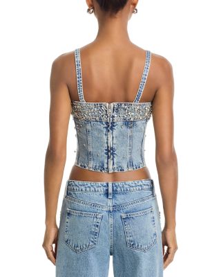 Arlin Embellished Seamed Tank