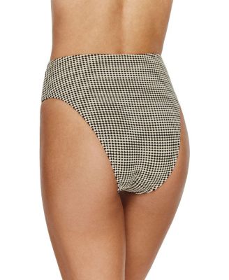  Sandy Beach Textured High Waist Bikini Bottom