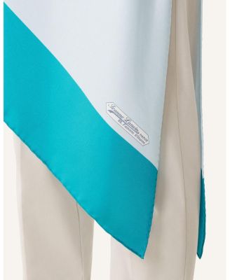  Silk Graphic Print Silk Top