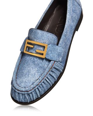 Women's Denim Loafer Flats