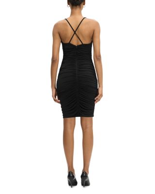 Ruched Jersey Mini Dress