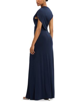 High Slit Asymmetrical Gown