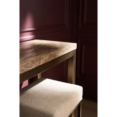 Brindle Console Table with Three Stools