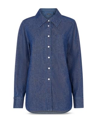 Pocket Detail Cotton Shirt