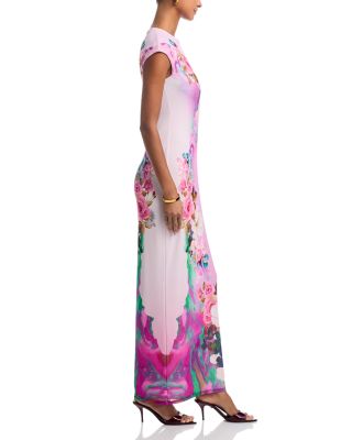 Cody Dress in Marble Floral