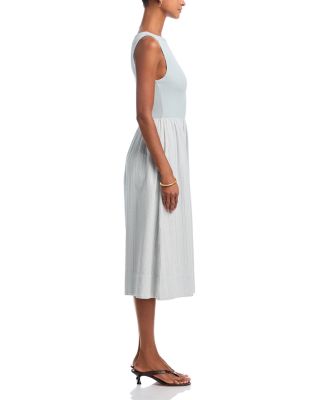 Mixed Media Midi Dress