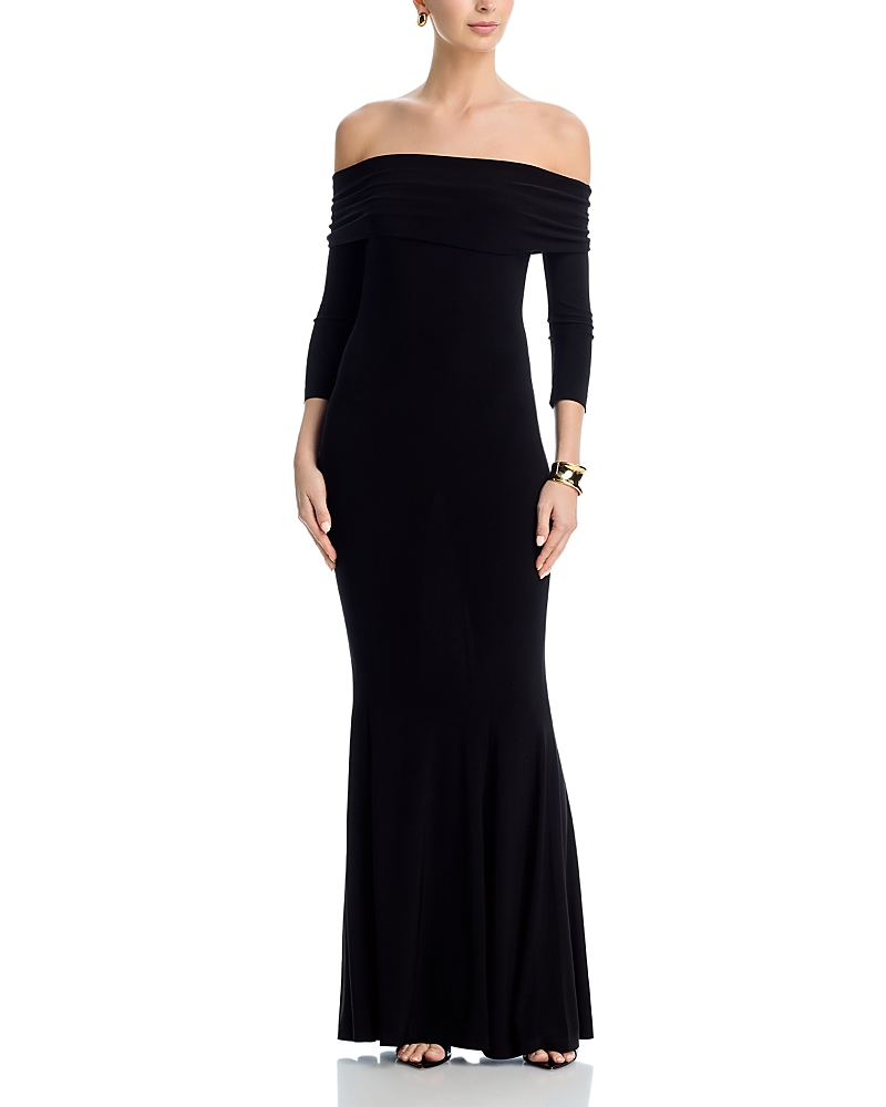 Norma Kamali Fishtail Gown