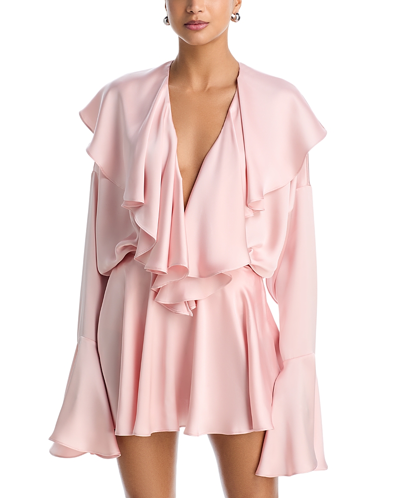 Norma Kamali Ruffle Bodysuit