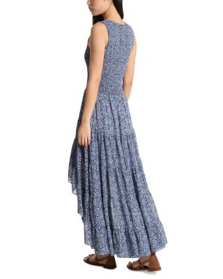 Smocked High/Low Dress