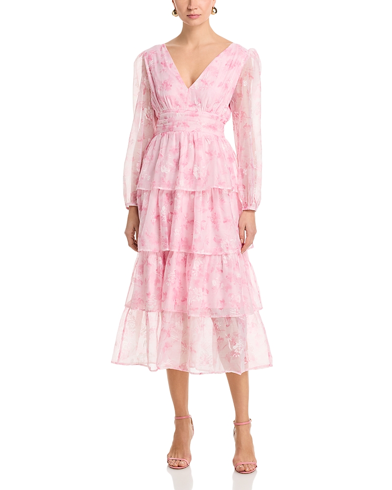 Layered with Love Amanda Tiered Ruffled Chiffon Dress