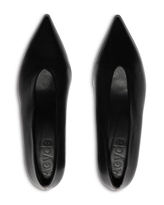 Women's Clara Leather Kitten Heel Pumps