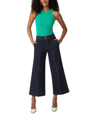 Fine Lines Denim Crop Jeans