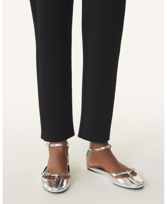  Women's Mary-Jane Ballerina in Leather