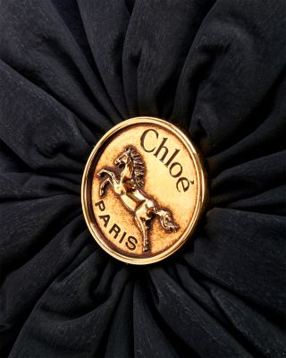 Pliss&eacute; Chain Shoulder Bag in Nylon