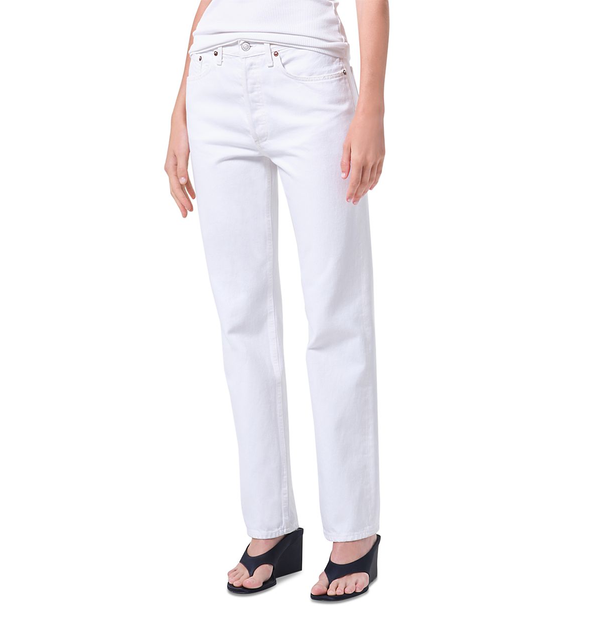 Agolde Lana High Rise Straight Jeans