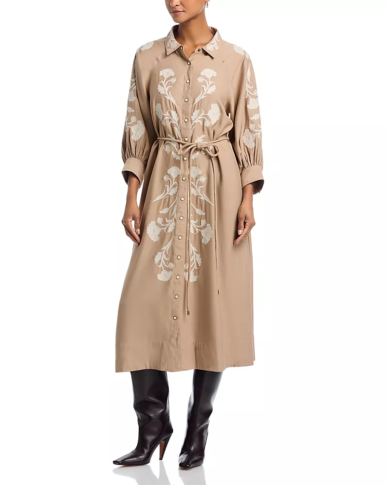 The Great. The Western Embroidered Herd Dress