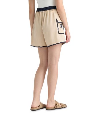 Embroidered Skort