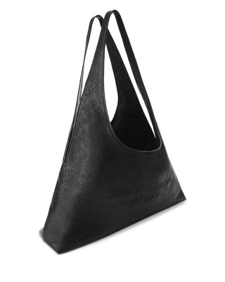 Pike Medium Leather Hobo Bag