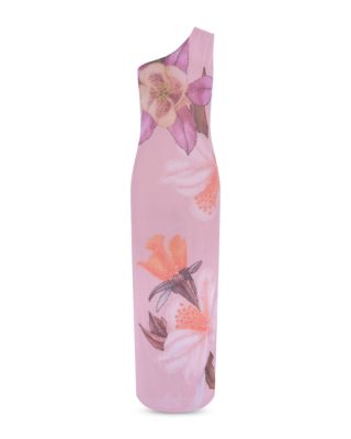 Sirena Embellished One Shoulder Dress