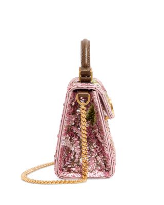 VLogo Mini Sequin Saddle Bag