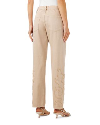 Birkin Mid Rise Straight Jeans in Ranchero Coco Mousse