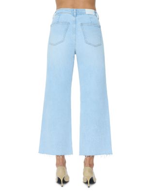 Penny High Rise Wide Leg Crop Jeans in Eternal