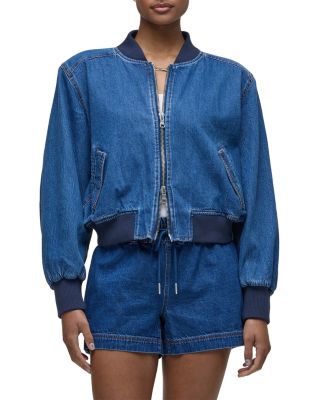 Denim Bomber Jacket