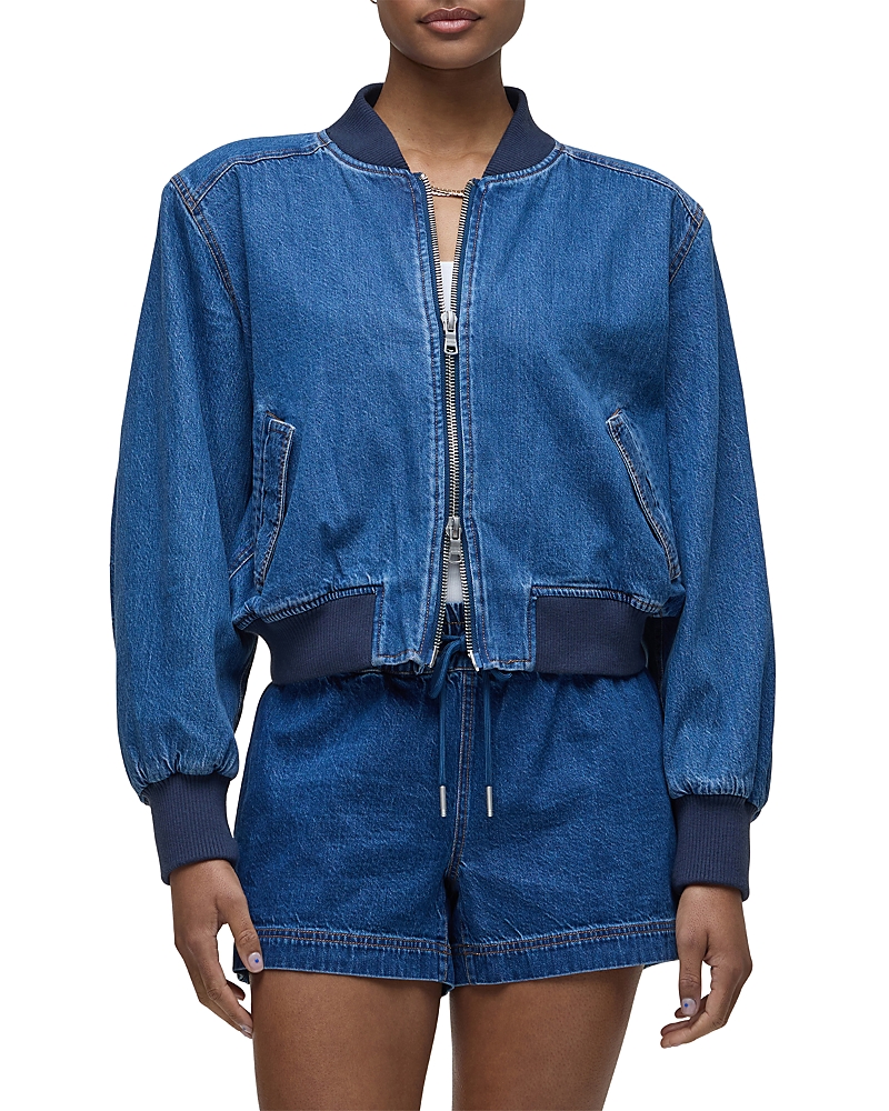 Hudson Denim Bomber Jacket