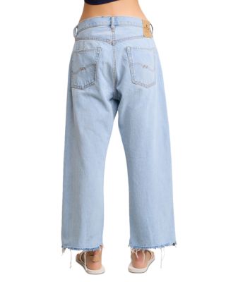 Haisley High Rise Slouch Jeans in Coast Blue