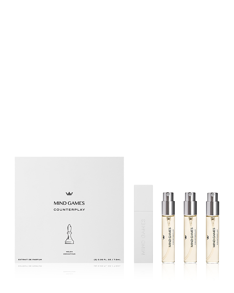 Mind Games Counterplay Extrait De Parfum Travel Trio Gift Set In Transparent