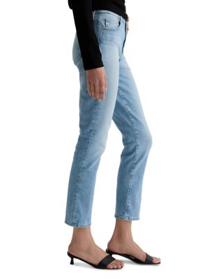 Mari Mid Rise Slim Straight Crop Jeans in Cruiser