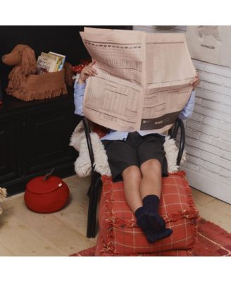 Tartan Handloom Pouf